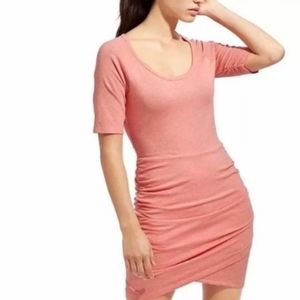ATHLETA | Seeker T-shirt Dress Heathered Coral Small